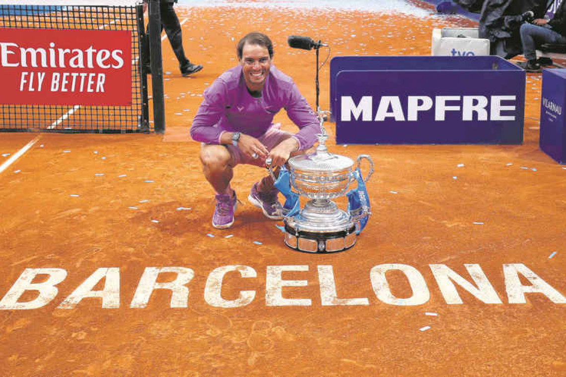 Nadal outlasts Tsitsipas to claim 12th Barcelona Open
